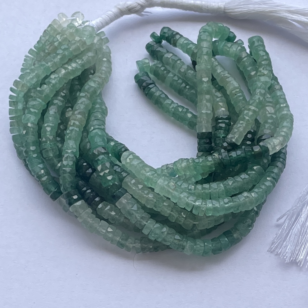 Shop 6mm 8mm Natural Green Strawberry Quartz Stone Faceted Heishi Beads Strand Shop 6mm 8mm Natural Green Strawberry Quartz Stone Faceted Heishi Beads Strand