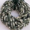 Shop 6mm 8mm Natural Moss Tree Agate Smooth Rondelle Beads