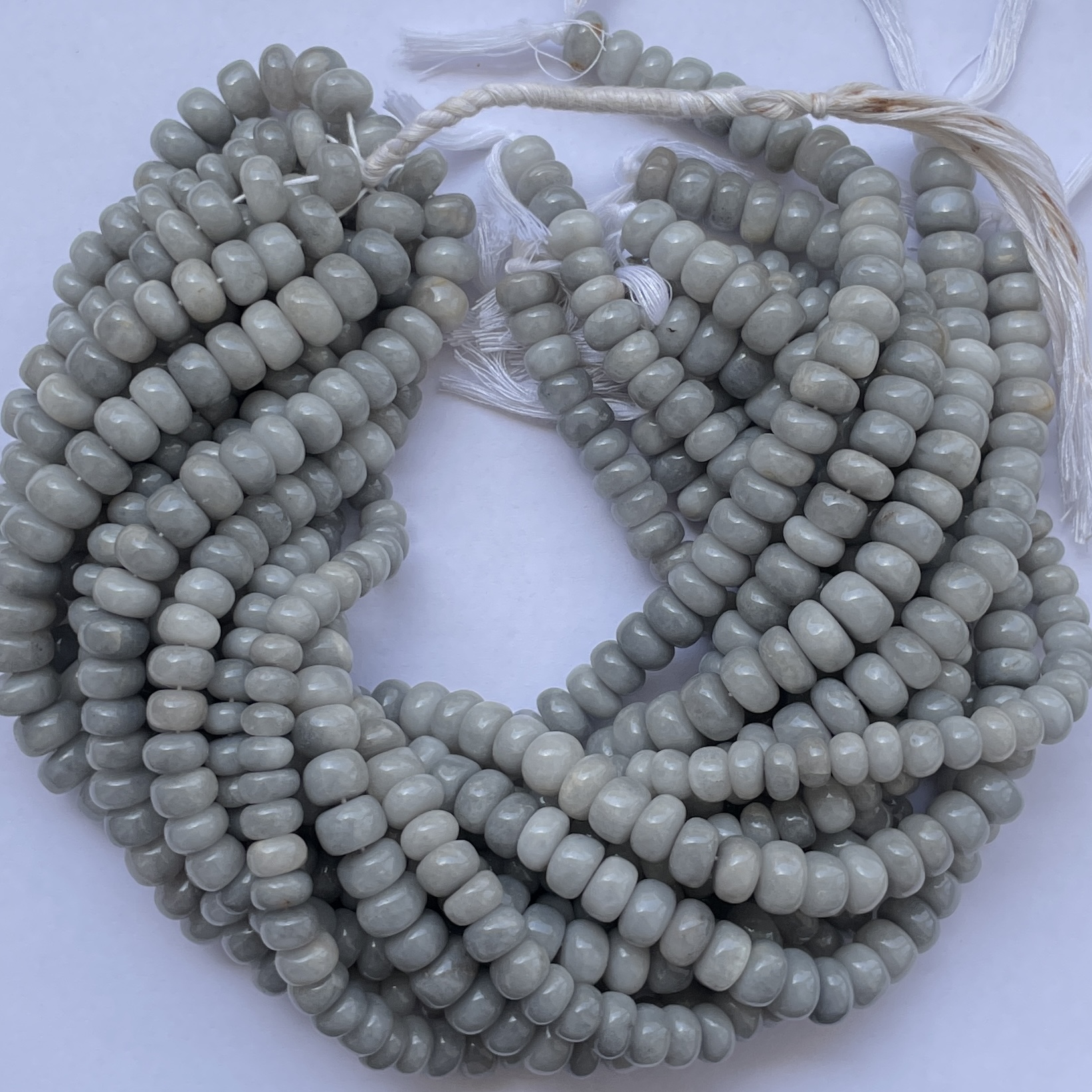 Shop 6mm 8mm Natural Grey Aventurine Smooth Rondelle Beads Shop 6mm 8mm Natural Grey Aventurine Smooth Rondelle Beads