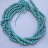 Shop 6mm 8mm Natural Howlite Turquoise Smooth Rondelle Bead