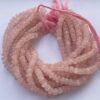 Shop 6mm 8mm Natural Rose Quartz Smooth Rondelle Beads