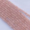 Shop 6mm 8mm Natural Rose Quartz Smooth Rondelle Beads