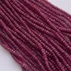 Shop 4mm Natural Ruby Stone Faceted Rondelle Beads Strand
